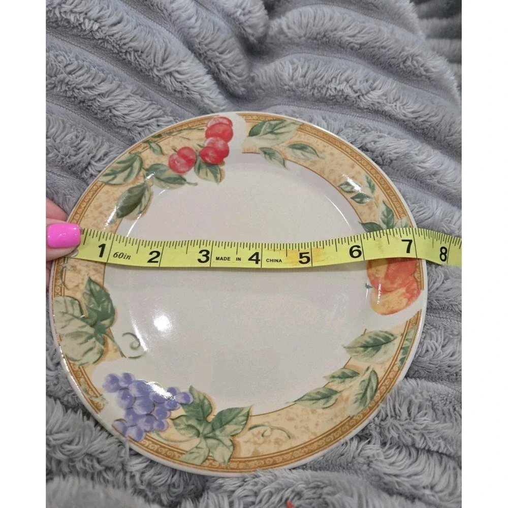 Gibson Everyday Fruita Stoneware Salad Dessert Plate 7